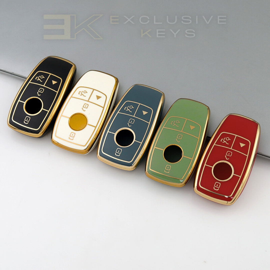 Case for Mercedes Benz A, B, C, E, S, G, GLC, CLE, CLA Class (AMG) (4 Buttons)