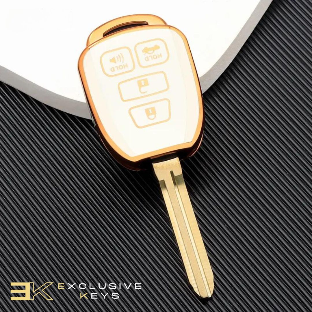 Case for Toyota Prius, Corolla, Yaris, Avensis, Camry and RAV4 (4 buttons) (2012, 2013, 2014, 2015, 2016, 2017, 2018)