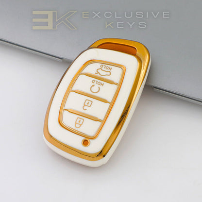 Hyundai Smart Key Cover – 4 Buttons (Remote Start + Trunk)