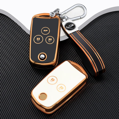 Case for Honda Civic, Accord, Jazz, CRV, HRV, CRZ, and para Acura TL, TSX, ZDX RSX (3 Buttons)