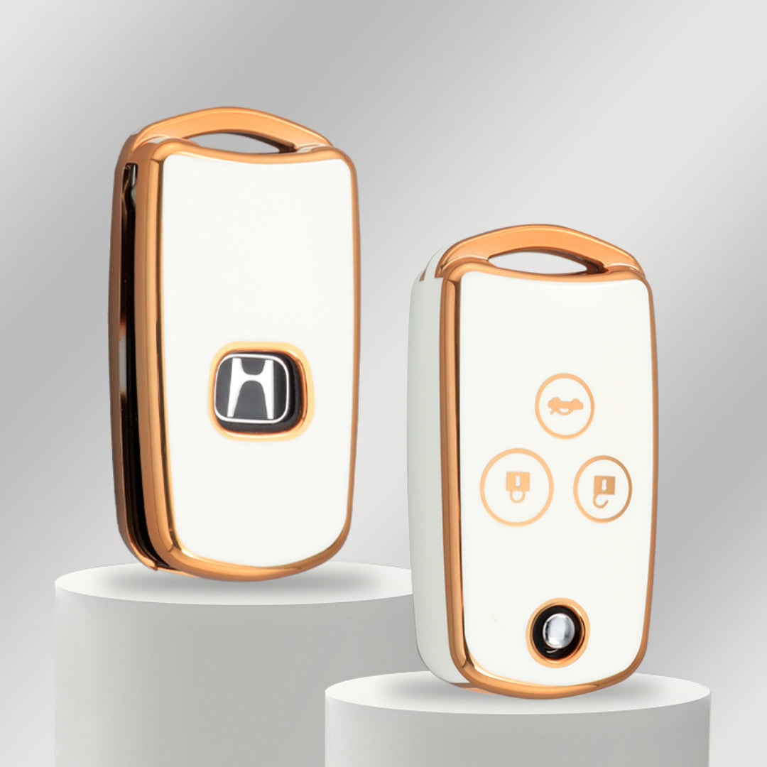 Case for Honda Civic, Accord, Jazz, CRV, HRV, CRZ, and para Acura TL, TSX, ZDX RSX (3 Buttons)