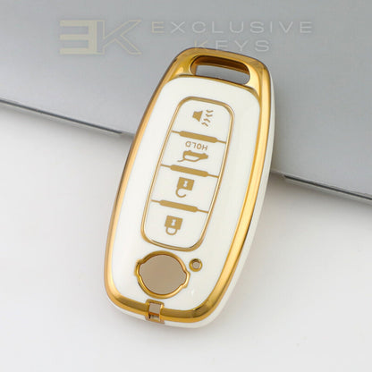 Nissan Smart Key Cover – 4 Buttons (Trunk Release – HOLD)