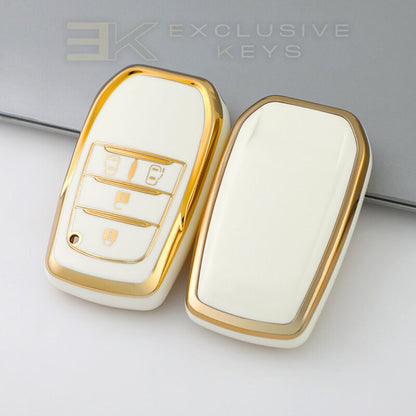 Toyota Smart Key Cover – 4 Buttons (Dual Sliding Doors)