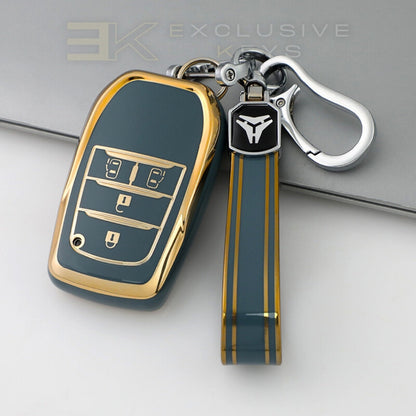 Toyota Smart Key Cover – 4 Buttons (Dual Sliding Doors)