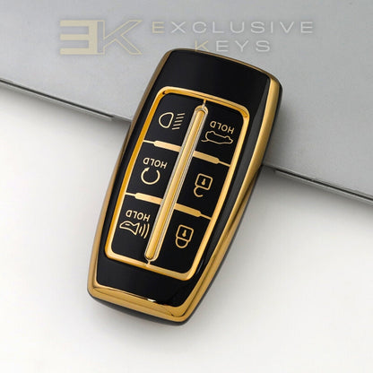 Genesis 6-Button Key Fob Cover – Panic & Remote Start Version