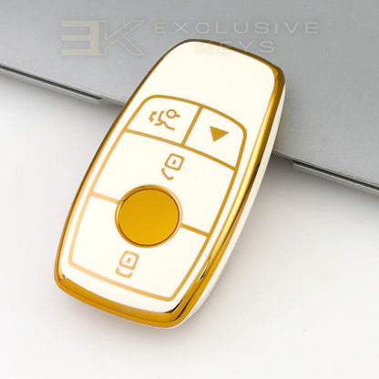 Case for Mercedes Benz A, B, C, E, S, G, GLC, CLE, CLA Class (AMG) (4 Buttons)