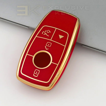 Case for Mercedes Benz A, B, C, E, S, G, GLC, CLE, CLA Class (AMG) (4 Buttons)
