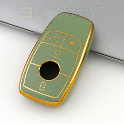 Case for Mercedes Benz A, B, C, E, S, G, GLC, CLE, CLA Class (AMG) (4 Buttons)