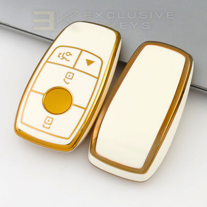 Case for Mercedes Benz A, B, C, E, S, G, GLC, CLE, CLA Class (AMG) (4 Buttons)