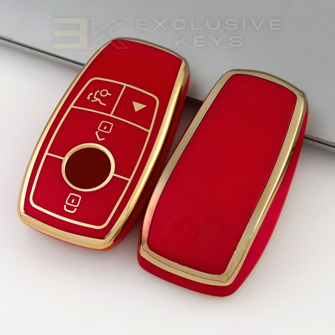 Case for Mercedes Benz A, B, C, E, S, G, GLC, CLE, CLA Class (AMG) (4 Buttons)