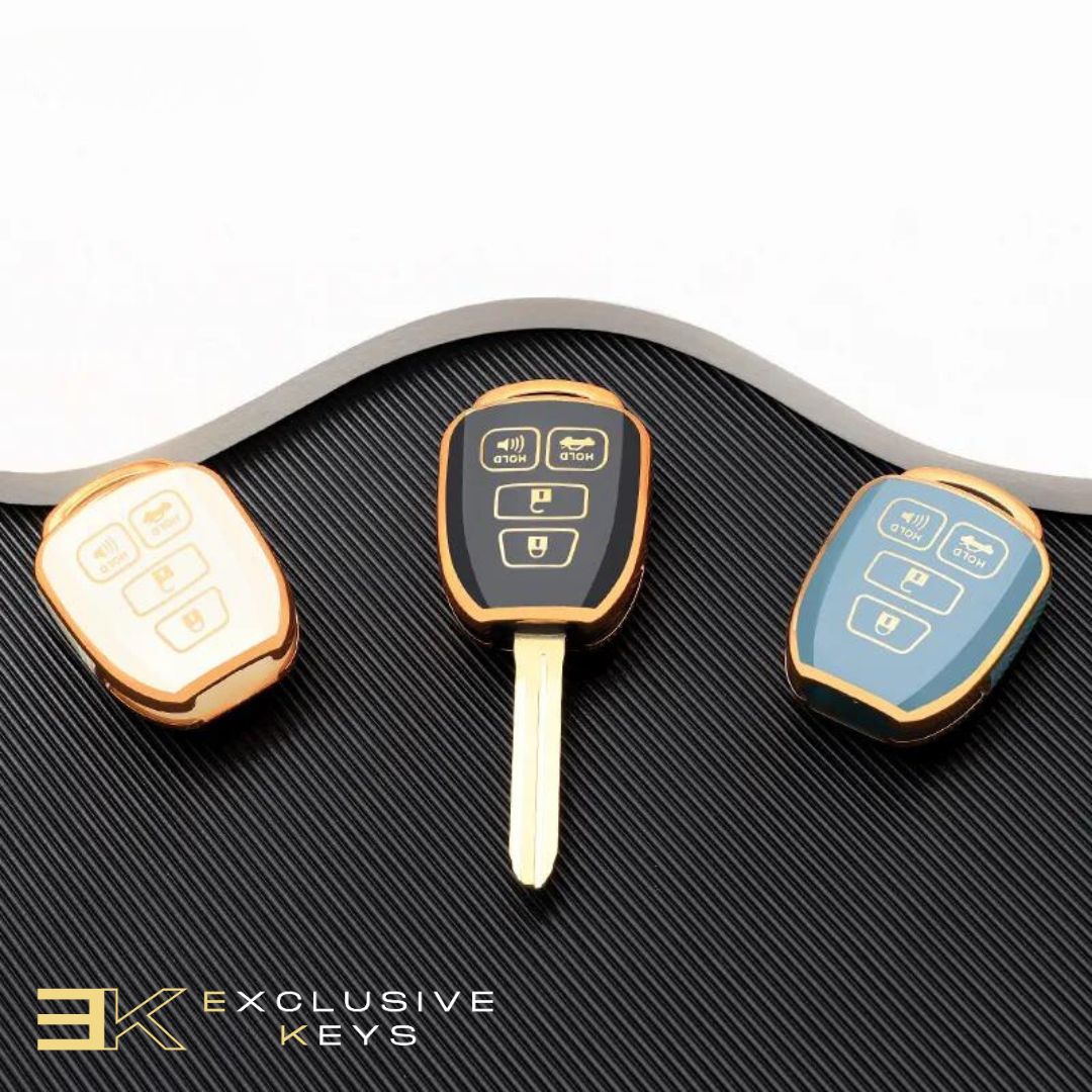 Case for Toyota Prius, Corolla, Yaris, Avensis, Camry and RAV4 (4 buttons) (2012, 2013, 2014, 2015, 2016, 2017, 2018)
