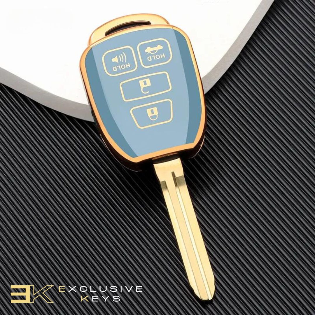 Case for Toyota Prius, Corolla, Yaris, Avensis, Camry and RAV4 (4 buttons) (2012, 2013, 2014, 2015, 2016, 2017, 2018)
