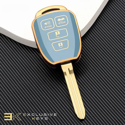 Case for Toyota Prius, Corolla, Yaris, Avensis, Camry and RAV4 (4 buttons) (2012, 2013, 2014, 2015, 2016, 2017, 2018)