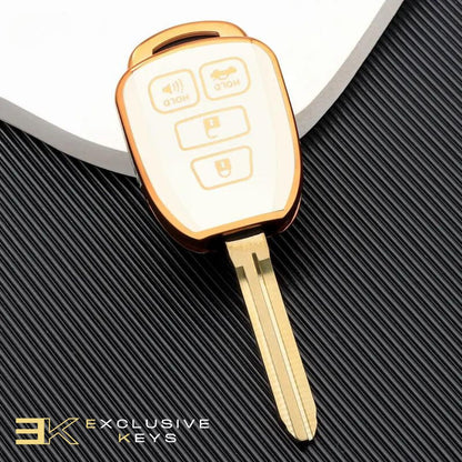 Case for Toyota Prius, Corolla, Yaris, Avensis, Camry and RAV4 (4 buttons) (2012, 2013, 2014, 2015, 2016, 2017, 2018)