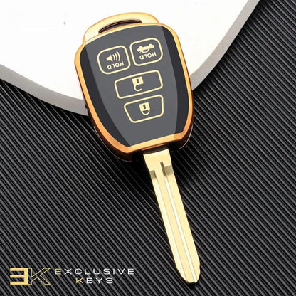 Case for Toyota Prius, Corolla, Yaris, Avensis, Camry and RAV4 (4 buttons) (2012, 2013, 2014, 2015, 2016, 2017, 2018)