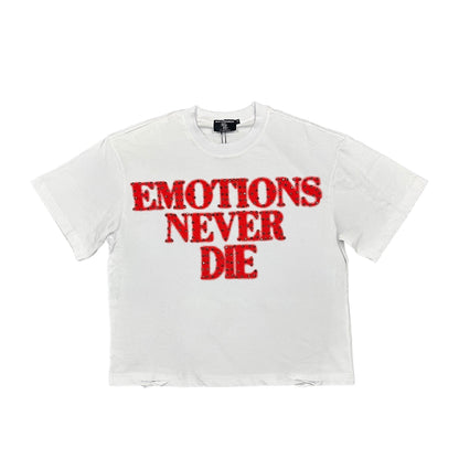 Red ‘End’ Rhinestone Tee