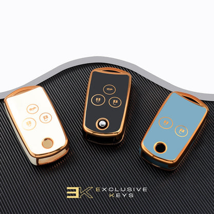 Case for Honda Civic, Accord, Jazz, CRV, HRV, CRZ, and para Acura TL, TSX, ZDX RSX (3 Buttons)