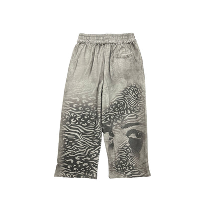 Grey ‘Striped’ Sweatpants