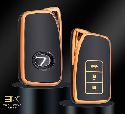 Case for Lexus NX, GS, RX, IS, ES, GX, LX, RC, 200, 250, 350, LS, 450H, 300H (3 Boutons)