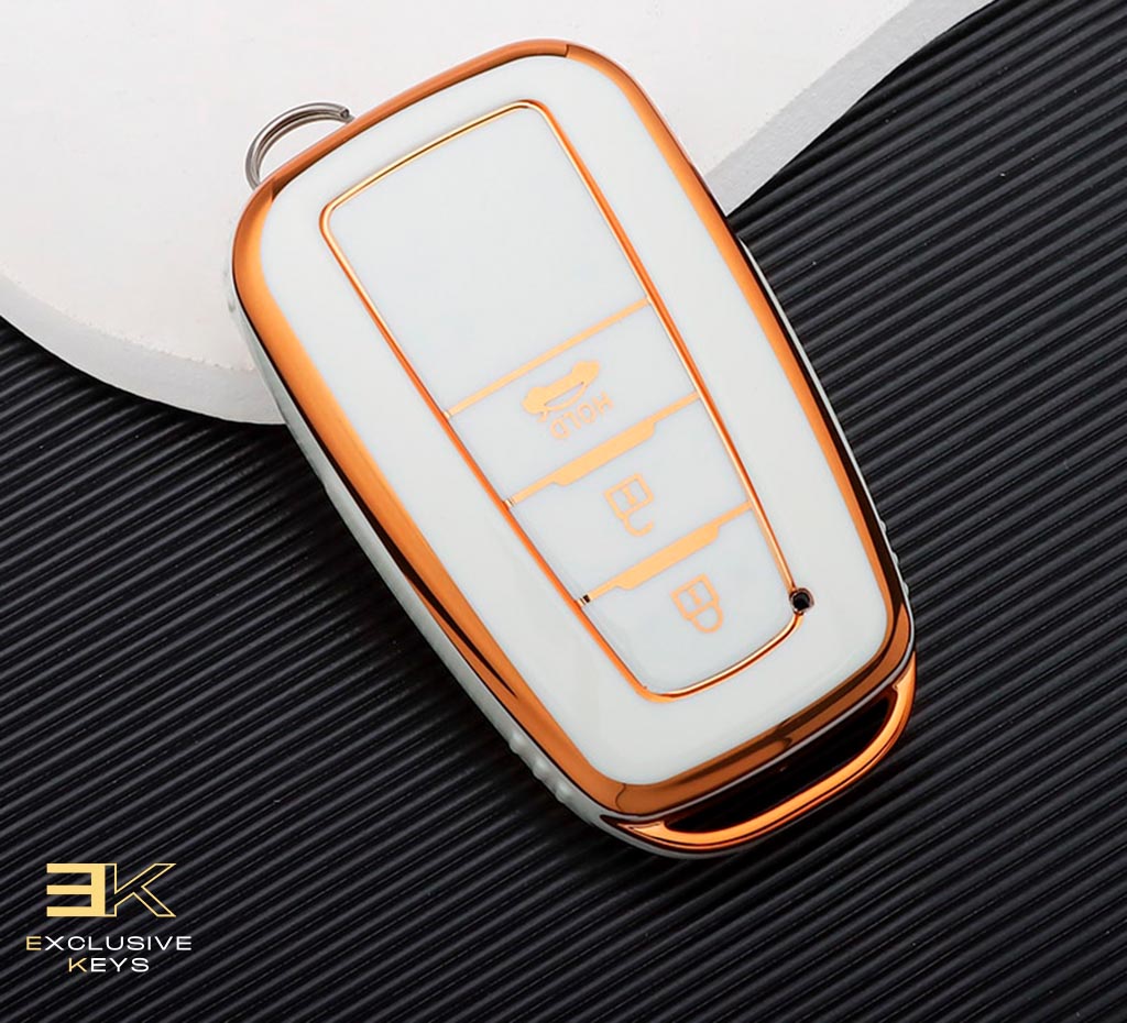 Case for Toyota Corolla, Prius, Camry, CHR, C-HR, RAV4, Altis, Land Cruiser and Prado (3 Buttons)