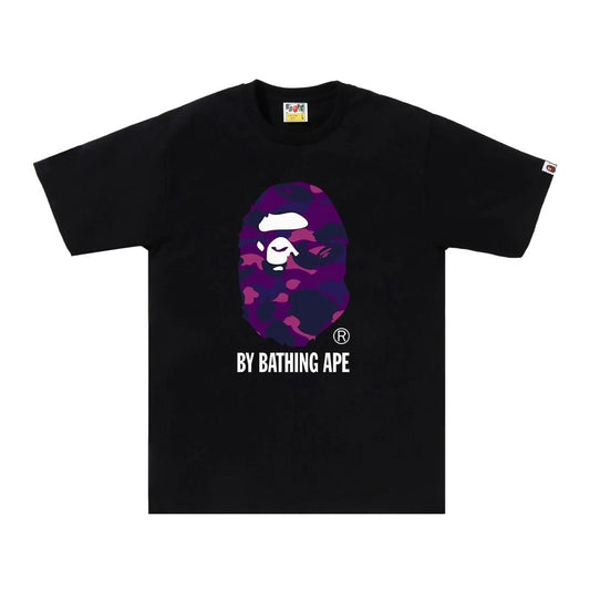 BAPE Color Camo By Bathing Ape Tee 'Black/Purple'